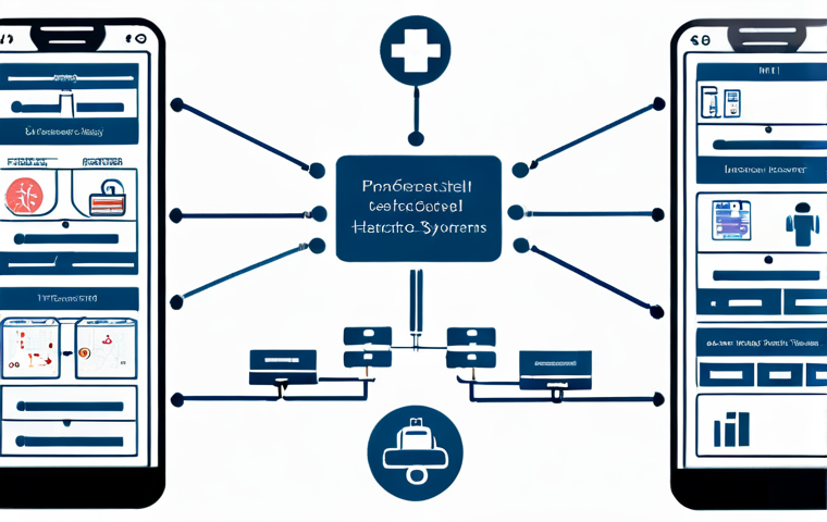헬스케어 데이터 플랫폼 비교 분석 - Data Security Visualization**

"A futuristic, abstract representation of healthcare data security, f...